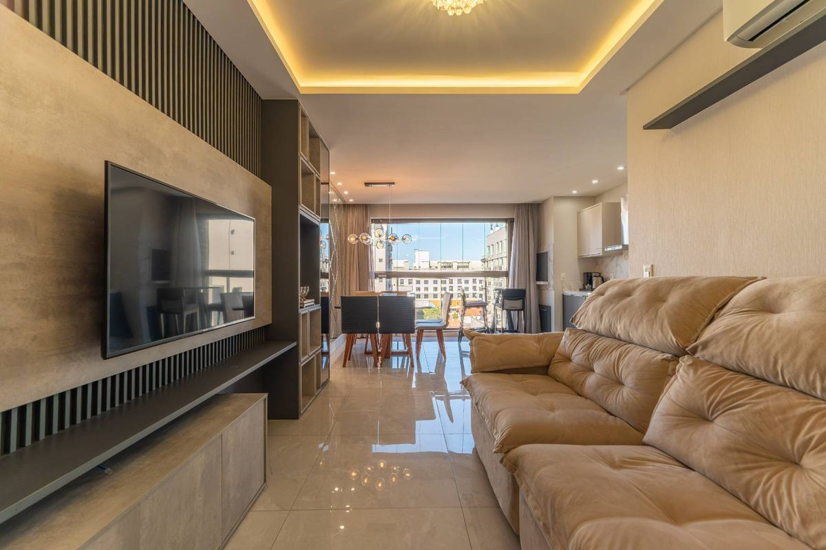 Apartamento Novo à Venda com 2 Suítes, 2 Vagas de Garagem, 82m² Privativos, Mobiliado, em Bombas - Bombinhas/SC