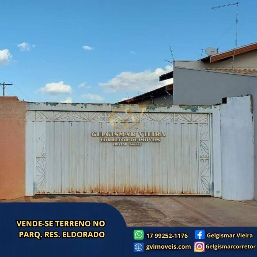 🏡 VENDE-SE TERRENO PARQUE RES. ELDORADO - BEBEDOURO - SP 🏡 - Lote/Terreno em Parque Residencial Eldorado, Bebedouro - à venda - Gelgismar Vieira