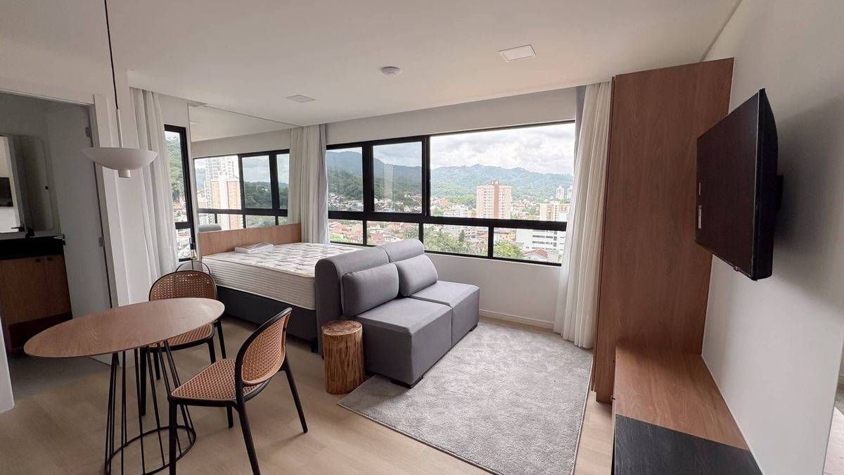 Loft Mobiliado para Investimento na Velha! - Apartamento Loft em Velha, Blumenau - à venda - CONCEITO IMOBILIARIA LTDA