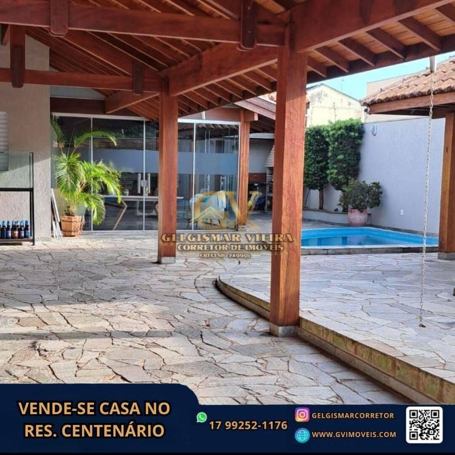🏡 VENDE-SE CASA NO RES. CENTENÁRIO - BEBEDOURO - SP 🏡 - Casa em Residencial Centenário, Bebedouro - à venda - Gelgismar Vieira