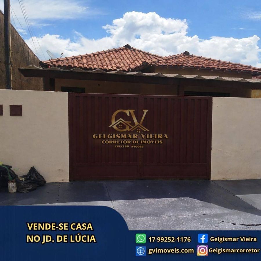 🏡 VENDE-SE CASA NO JD. DE LÚCIA - BEBEDOURO - SP 🏡 - Casa em Jardim de Lúcia, Bebedouro - à venda - Gelgismar Vieira