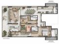 Planta baixa - 786 Prudente — 3 suítes de 167 m² em Ipanema, duas unidades por andar - Apartamento em Ipanema, Rio de Janeiro - Souza’s Soluções Imobiliárias LTDA