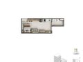 Planta baixa - Soul Rio Gago Coutinho — studios e gardens em Laranjeiras, de 32 a 69 m² - Flat/Loft/Estúdio em Laranjeiras, Rio de Janeiro - à venda - Souza’s Soluções Imobiliárias LTDA