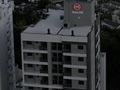Planta baixa - Apartamento à venda na Praia Brava, Itajaí. Edifício Manu Bay, 54,63 m², 1 dormitório, 1 vaga, sacada e lazer completo com piscina, spa e sauna. - Apartamento em Praia Brava, Itajaí - à venda - Imóveis na Brava