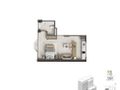 Planta baixa - Soul Rio Gago Coutinho — studios e gardens em Laranjeiras, de 32 a 69 m² - Flat/Loft/Estúdio em Laranjeiras, Rio de Janeiro - à venda - Souza’s Soluções Imobiliárias LTDA
