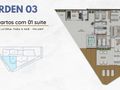 Planta baixa - Edifício Solar da Praia - Apartamento em Muquiçaba, Guarapari - à venda - Gilberto Pinheiro Developer Private Brokers