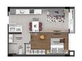 Apartamento com 1 quarto, Canto - Florianópolis - Apartamento em Canto, Florianópolis - para locação - Conceito Imóveis