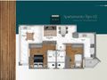 Planta baixa - Edifício Apoena | Apartamentos em Enseada Azul, Guarapari - Apartamento em Enseada Azul, Guarapari - à venda - Gilberto Pinheiro Developer Private Brokers