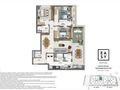 Planta baixa - Easy Botafogo — 2 quartos a 3 suítes, de 95 a 257 m² - Apartamento em Botafogo, Rio de Janeiro - à venda - Souza’s Soluções Imobiliárias LTDA