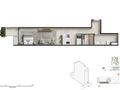Planta baixa - Soul Rio Cinco de Julho — studios plus e coberturas em Copacabana, de 36 a 77 m² - Apartamento em Copacabana, Rio de Janeiro - à venda - Souza’s Soluções Imobiliárias LTDA