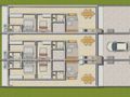 Planta baixa - Casa Geminada Com 01 Suíte + 01 Quarto | Bananal do Sul - Guaramirim - Casa Geminada em Bananal do Sul, Guaramirim - à venda - Eskala Imóveis LTDA
