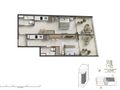 Planta baixa - Soul Rio Barata Ribeiro — studios com sky pool em Copacabana, de 33 a 66 m² - Flat/Loft/Estúdio em Copacabana, Rio de Janeiro - à venda - Souza’s Soluções Imobiliárias LTDA