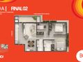 Planta baixa - Lançamento no centro de Itapoá SC! Apartamentos com entradas a partir de R$40.900,00 ! - Apartamento em Itapema do Norte, Itapoá - à venda - SBGLOBAL Imobiliária