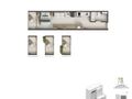 Planta baixa - Soul Rio Gago Coutinho — studios e gardens em Laranjeiras, de 32 a 69 m² - Flat/Loft/Estúdio em Laranjeiras, Rio de Janeiro - à venda - Souza’s Soluções Imobiliárias LTDA