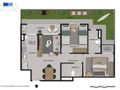 Planta baixa - Lançamento em Sobradinho 2 e 3 quartos e lazer completo Aurora - Apartamento em Sobradinho, Brasília - à venda - Silvio Assessoria Imobiliaria