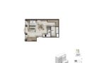 Planta baixa - Soul Rio Gago Coutinho — studios e gardens em Laranjeiras, de 32 a 69 m² - Flat/Loft/Estúdio em Laranjeiras, Rio de Janeiro - à venda - Souza’s Soluções Imobiliárias LTDA