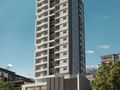 Planta baixa - Apartamento à venda na Praia Brava, Itajaí. Edifício Manu Bay, 54,63 m², 1 dormitório, 1 vaga, sacada e lazer completo com piscina, spa e sauna. - Apartamento em Praia Brava, Itajaí - à venda - Imóveis na Brava