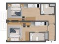 Planta baixa - Be.in.Rio Pompeu Loureiro — apartamentos e double suites em Copacabana, de 32 a 80 m² - Apartamento em Copacabana, Rio de Janeiro - Souza’s Soluções Imobiliárias LTDA