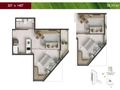 Planta baixa - Soul Rio Princesa Januária — 1 e 2 quartos no Flamengo, de 36 a 78 m² - Apartamento em Flamengo, Rio de Janeiro - à venda - Souza’s Soluções Imobiliárias LTDA