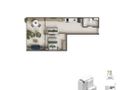 Planta baixa - Soul Rio Gago Coutinho — studios e gardens em Laranjeiras, de 32 a 69 m² - Flat/Loft/Estúdio em Laranjeiras, Rio de Janeiro - à venda - Souza’s Soluções Imobiliárias LTDA