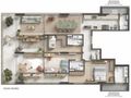 Planta baixa - 786 Prudente — 3 suítes de 167 m² em Ipanema, duas unidades por andar - Apartamento em Ipanema, Rio de Janeiro - Souza’s Soluções Imobiliárias LTDA