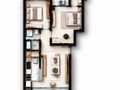 Planta baixa - Apartamento novo com 1 dormitório e 2 dormitórios sendo 1 suíte bairro Rio Pequeno em Camboriú SC - Apartamento em Rio Pequeno, Camboriú - à venda - Ilaini Imóveis