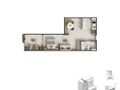 Planta baixa - Soul Rio Gago Coutinho — studios e gardens em Laranjeiras, de 32 a 69 m² - Flat/Loft/Estúdio em Laranjeiras, Rio de Janeiro - à venda - Souza’s Soluções Imobiliárias LTDA
