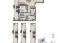 Planta baixa - Soul Rio Gago Coutinho — studios e gardens em Laranjeiras, de 32 a 69 m² - Flat/Loft/Estúdio em Laranjeiras, Rio de Janeiro - à venda - Souza’s Soluções Imobiliárias LTDA