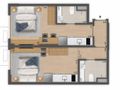 Planta baixa - Be.in.Rio Pompeu Loureiro — apartamentos e double suites em Copacabana, de 32 a 80 m² - Apartamento em Copacabana, Rio de Janeiro - Souza’s Soluções Imobiliárias LTDA