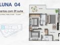 Planta baixa - Edifício Solar da Praia - Apartamento em Muquiçaba, Guarapari - à venda - Gilberto Pinheiro Developer Private Brokers