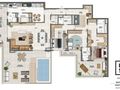 Planta baixa - Easy Botafogo — 2 quartos a 3 suítes, de 95 a 257 m² - Apartamento em Botafogo, Rio de Janeiro - à venda - Souza’s Soluções Imobiliárias LTDA