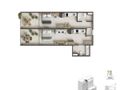 Planta baixa - Soul Rio Gago Coutinho — studios e gardens em Laranjeiras, de 32 a 69 m² - Flat/Loft/Estúdio em Laranjeiras, Rio de Janeiro - à venda - Souza’s Soluções Imobiliárias LTDA
