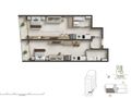 Planta baixa - Soul Rio Barata Ribeiro — studios com sky pool em Copacabana, de 33 a 66 m² - Flat/Loft/Estúdio em Copacabana, Rio de Janeiro - à venda - Souza’s Soluções Imobiliárias LTDA