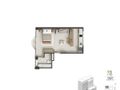Planta baixa - Soul Rio Gago Coutinho — studios e gardens em Laranjeiras, de 32 a 69 m² - Flat/Loft/Estúdio em Laranjeiras, Rio de Janeiro - à venda - Souza’s Soluções Imobiliárias LTDA