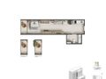 Planta baixa - Soul Rio Gago Coutinho — studios e gardens em Laranjeiras, de 32 a 69 m² - Flat/Loft/Estúdio em Laranjeiras, Rio de Janeiro - à venda - Souza’s Soluções Imobiliárias LTDA