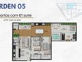 Planta baixa - Edifício Solar da Praia - Apartamento em Muquiçaba, Guarapari - à venda - Gilberto Pinheiro Developer Private Brokers