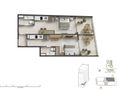 Planta baixa - Soul Rio Barata Ribeiro — studios com sky pool em Copacabana, de 33 a 66 m² - Flat/Loft/Estúdio em Copacabana, Rio de Janeiro - à venda - Souza’s Soluções Imobiliárias LTDA