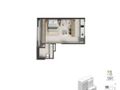Planta baixa - Soul Rio Gago Coutinho — studios e gardens em Laranjeiras, de 32 a 69 m² - Flat/Loft/Estúdio em Laranjeiras, Rio de Janeiro - à venda - Souza’s Soluções Imobiliárias LTDA