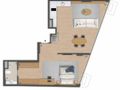Planta baixa - Be.in.Rio Pompeu Loureiro — apartamentos e double suites em Copacabana, de 32 a 80 m² - Apartamento em Copacabana, Rio de Janeiro - Souza’s Soluções Imobiliárias LTDA