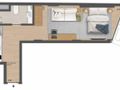 Planta baixa - Be.in.Rio Pompeu Loureiro — apartamentos e double suites em Copacabana, de 32 a 80 m² - Apartamento em Copacabana, Rio de Janeiro - Souza’s Soluções Imobiliárias LTDA
