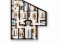 Planta baixa - Apartamento novo com 1 dormitório e 2 dormitórios sendo 1 suíte bairro Rio Pequeno em Camboriú SC - Apartamento em Rio Pequeno, Camboriú - à venda - Ilaini Imóveis