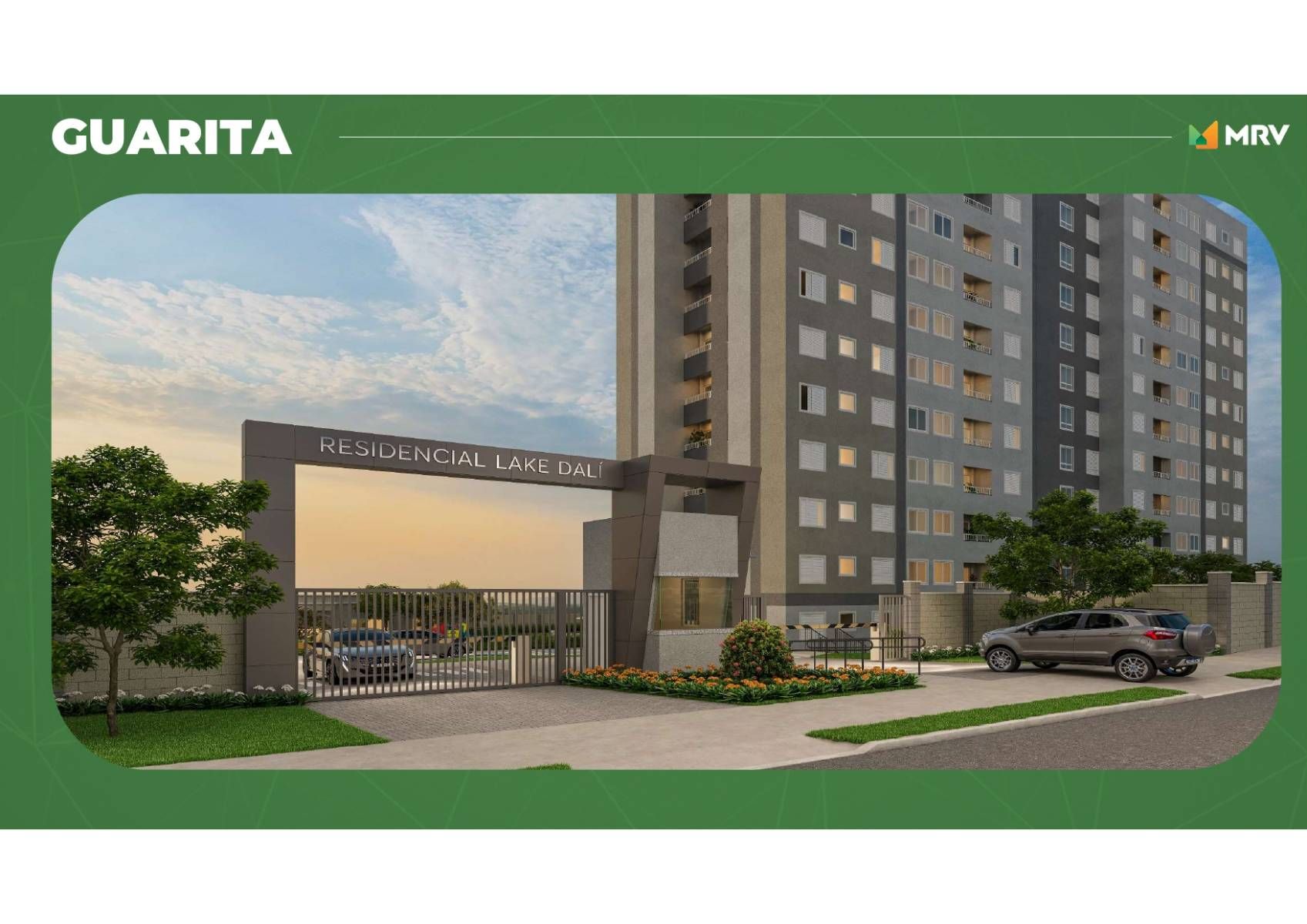 Apartamento com 02 quartos, sacada com churrasqueira à venda no Residencial Lake Dali