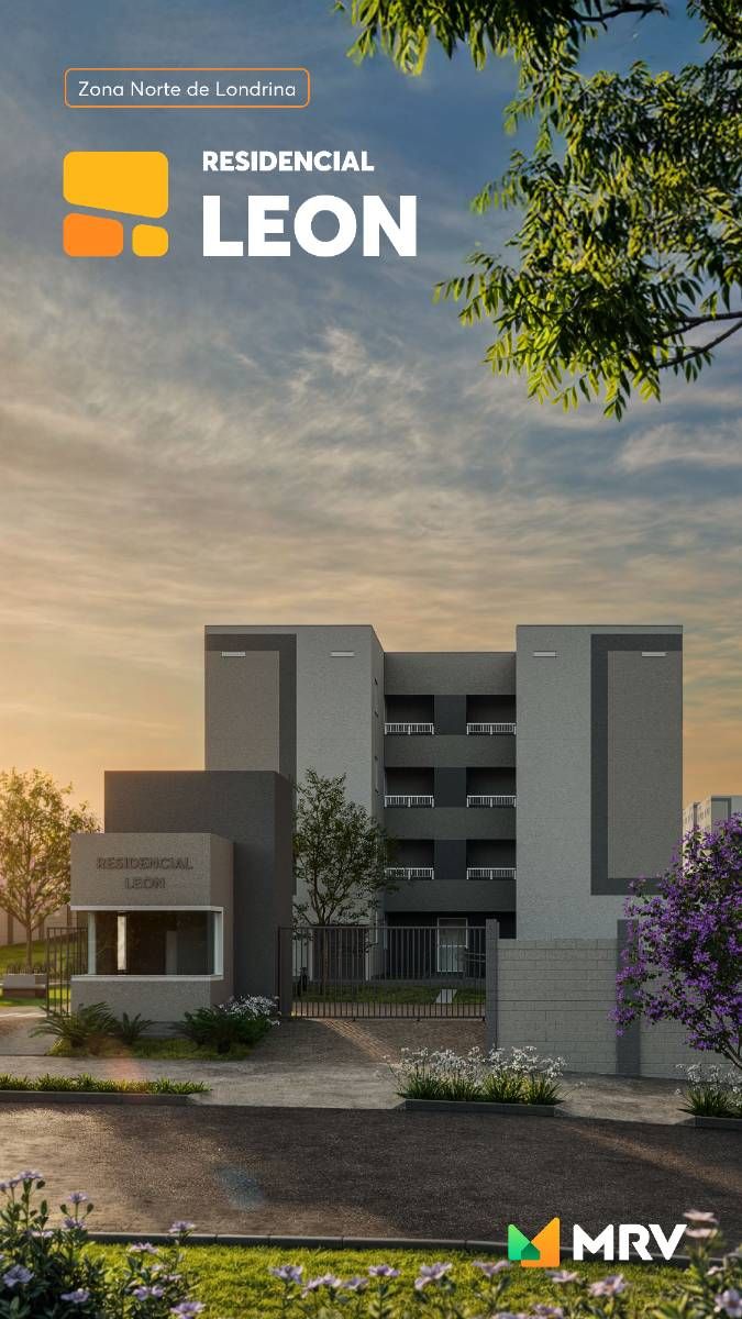 Apartamento à venda no Edf. Leon na Zona Norte de Londrina