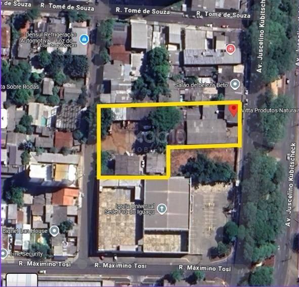 TERRENO COMERCIAL À VENDA NO CENTRO DE FOZ DO IGUAÇU/PR