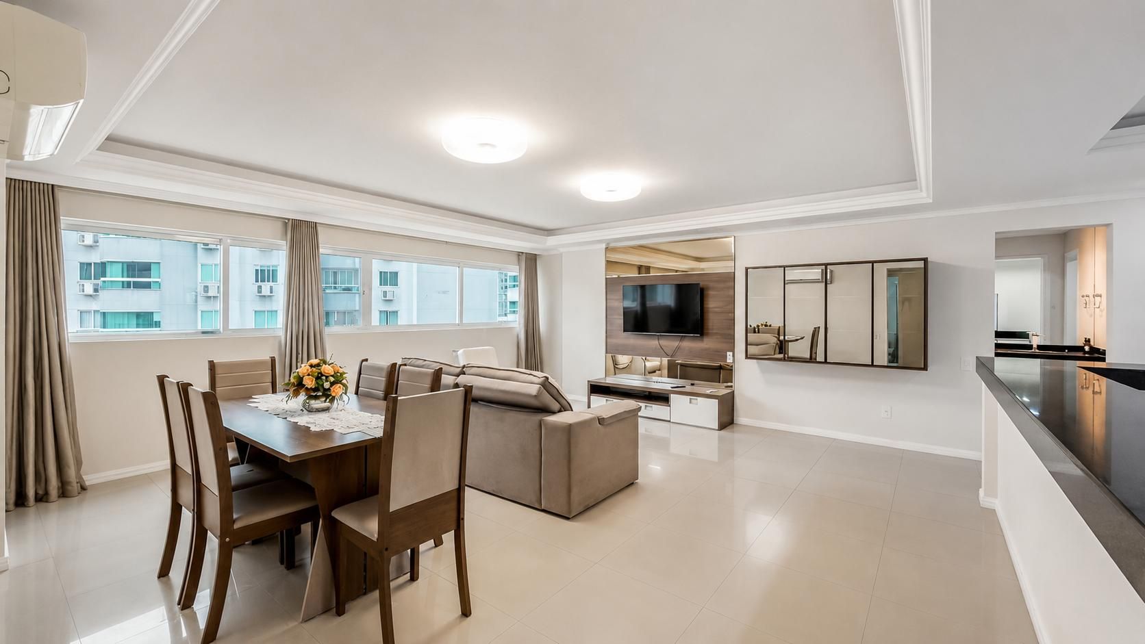 Apartamento mobiliado 3 quartos ao lado do Carrefour - Apartamento em Centro, Balneário Camboriú - para locação - Nobilitá Imobiliária