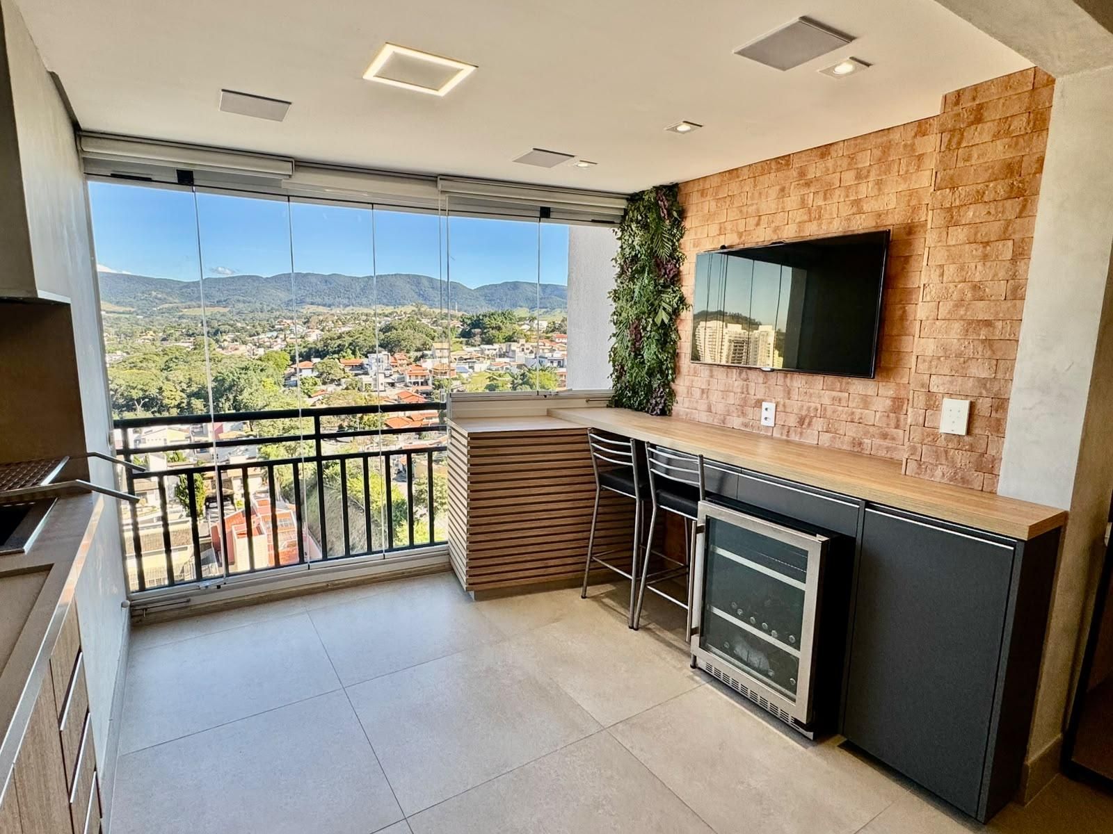 Lindo apto a venda no Residencial Terraços da Serra, 104m, andar alto, vista livre