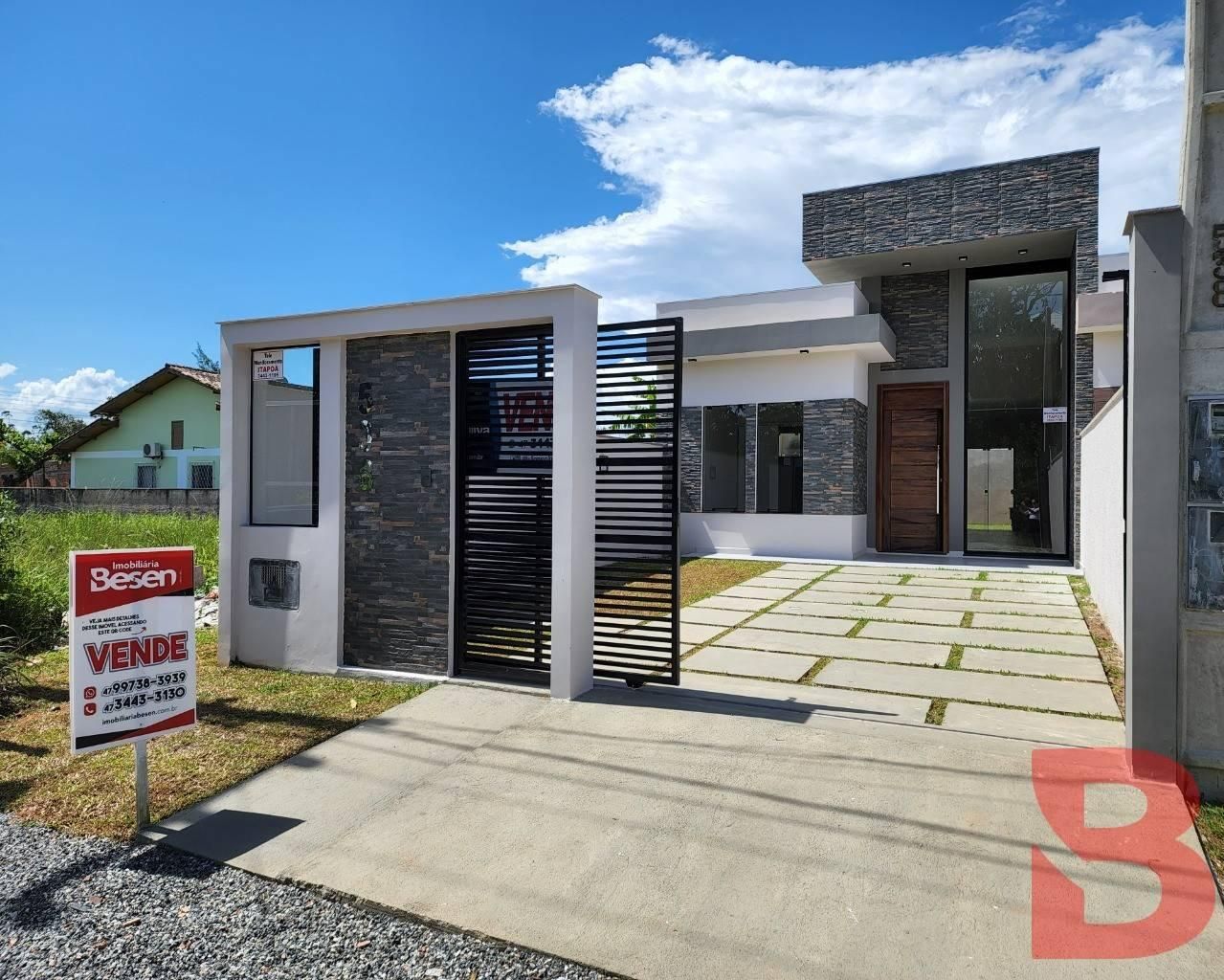 ÓTIMAS CASAS GEMINADAS NO BALN. ITAPEMA DO SAÍ- ALTO PADRÃO - COM 03 QUARTOS, SENDO 01 SUÍTE! - Casa em Barra do Sai, Itapoá - à venda - BESEN IMOBILIÁRIA LTDA