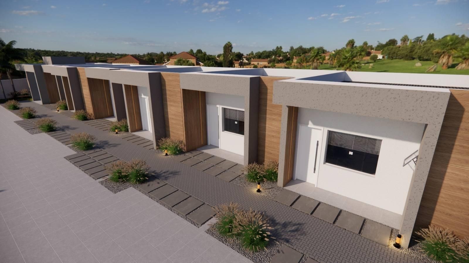 Fachada moderna de casas
