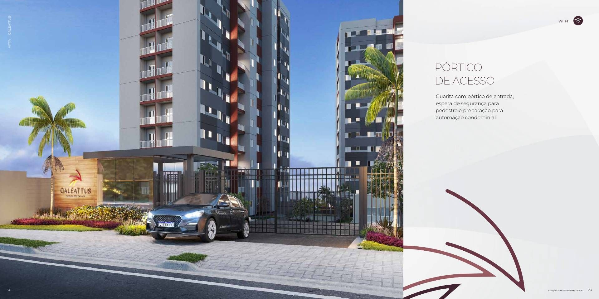 Apartamento na planta com 2 quartos no Edf. Galeattus na Zona Leste de Londrina