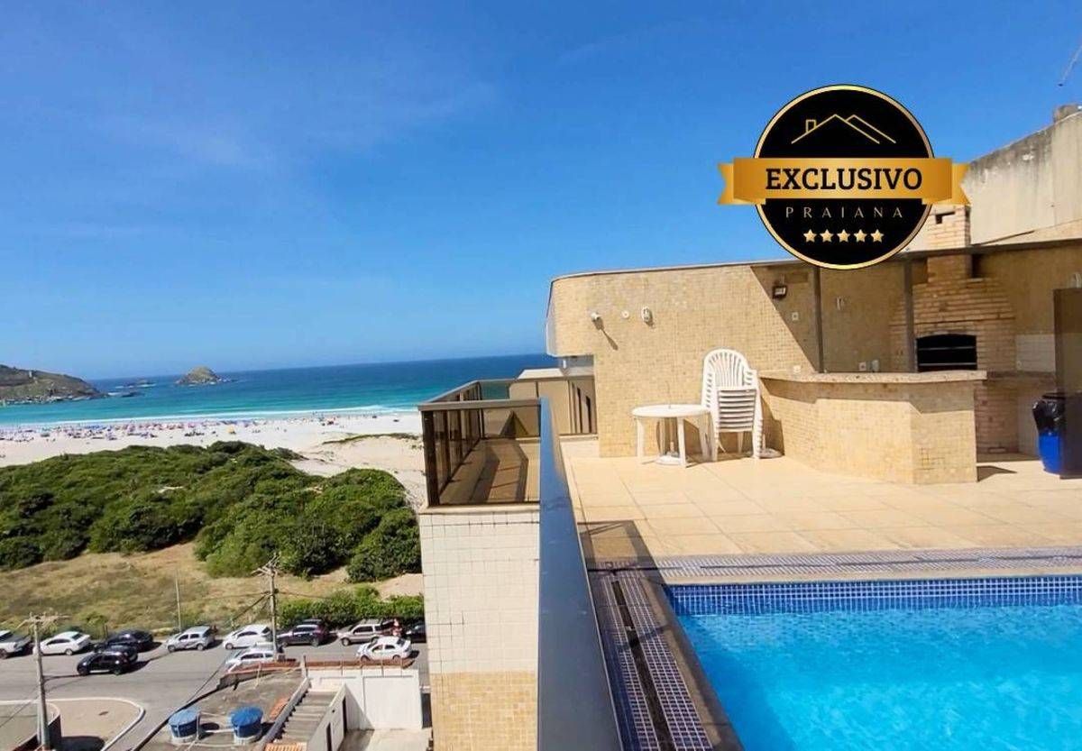 Apartamento com 2 quartos - FRENTE MAR - Praia Grande - Arraial do Cabo - Apartamento em Praia Grande, Arraial do Cabo - à venda - Imobiliaria Praiana do Cabo LTDA ME